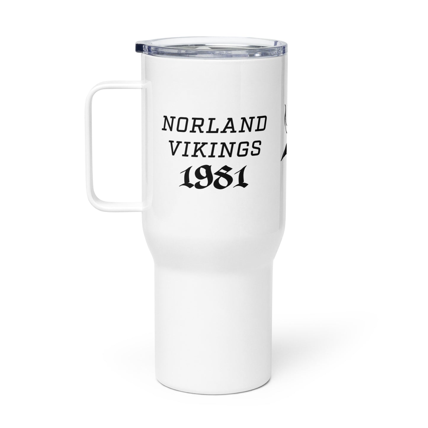 1981 Travel mug with a handle