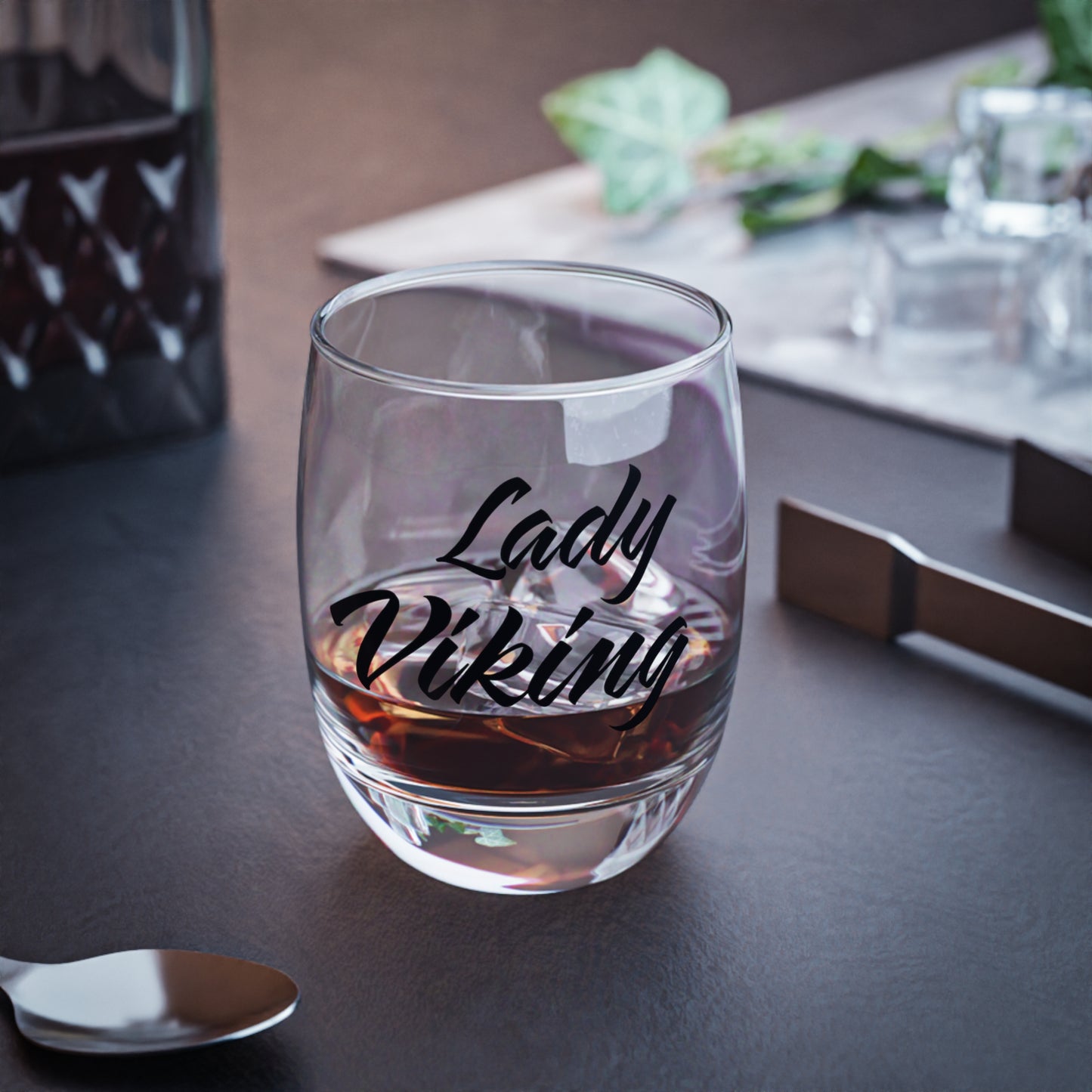 Lady Viking Whiskey Glass